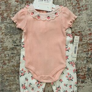 Charming Pink and Cream Kids Matching Set